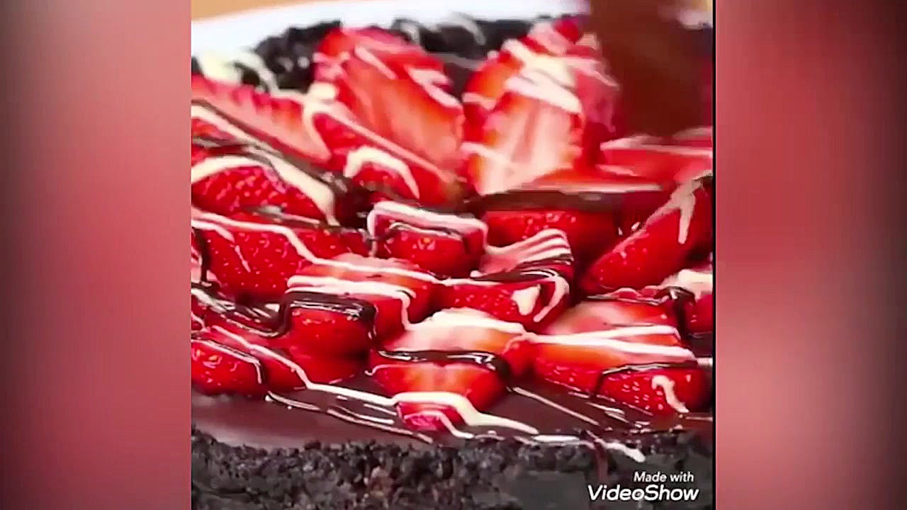 تزئین کیک شکلاتی قسمت 7