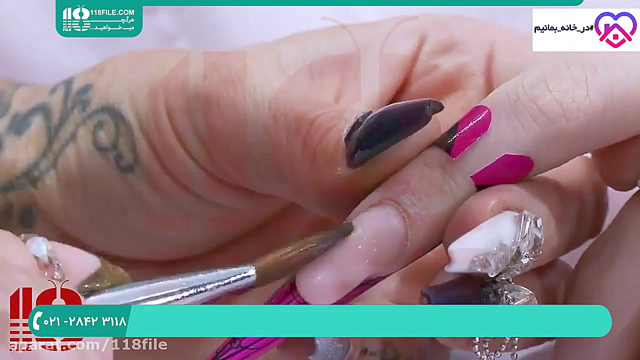 آموزش طراحی ناخن | طراحی ناخن...