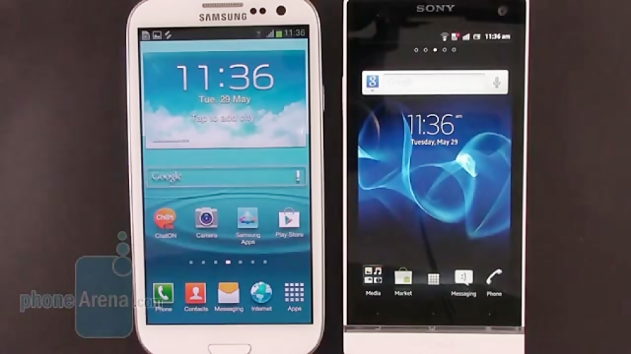 Samsung Galaxy S III vs Sony X...