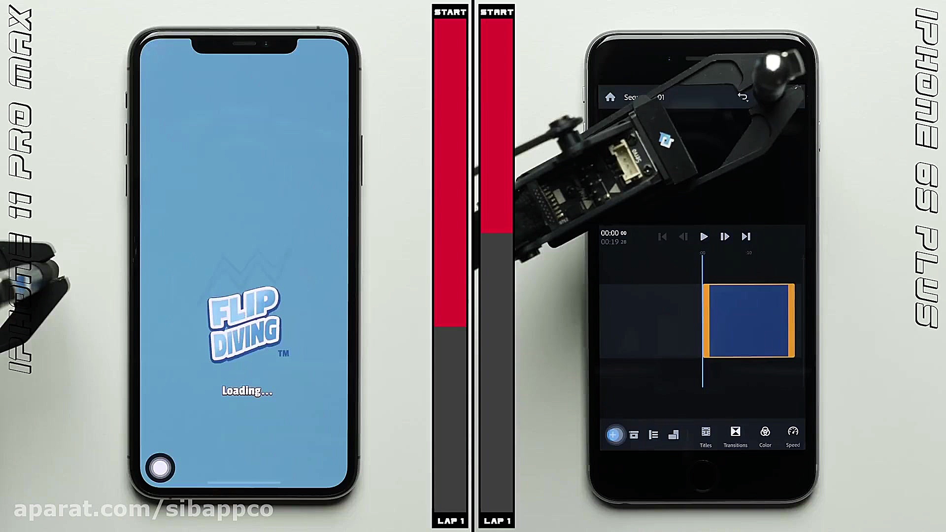 مقایسه سرعت آیفون ۱۱ پرو مکس و...