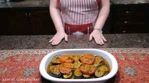 خوراک کدو بادمجان، غذائی بدون...