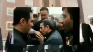 کلیپی از بوس کردن های احمدی نژ...