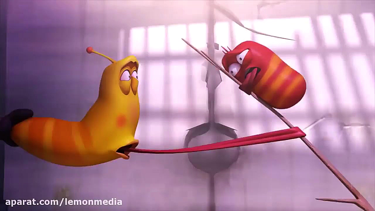 کارتون خنده دار لاروا