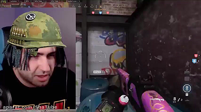 شاتگان اتیشی با پدر رپ اسلامی