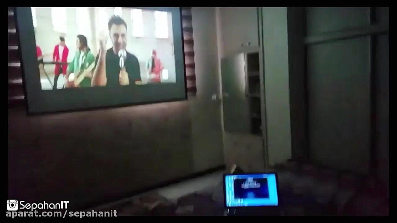 اجرای پروژه TV ROOM با ایده سی...