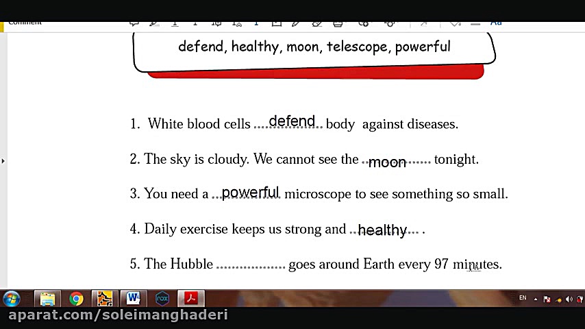 تدریس زبان انگلیسی دکتر قادری...