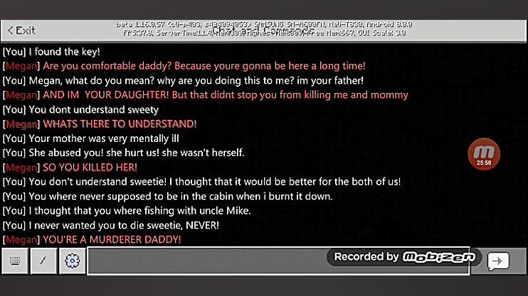 minecraft مپ ترسناک مگان ،پارت...