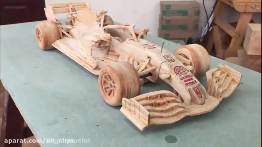 ساخت اسباب بازی فراری چوبی مدل...