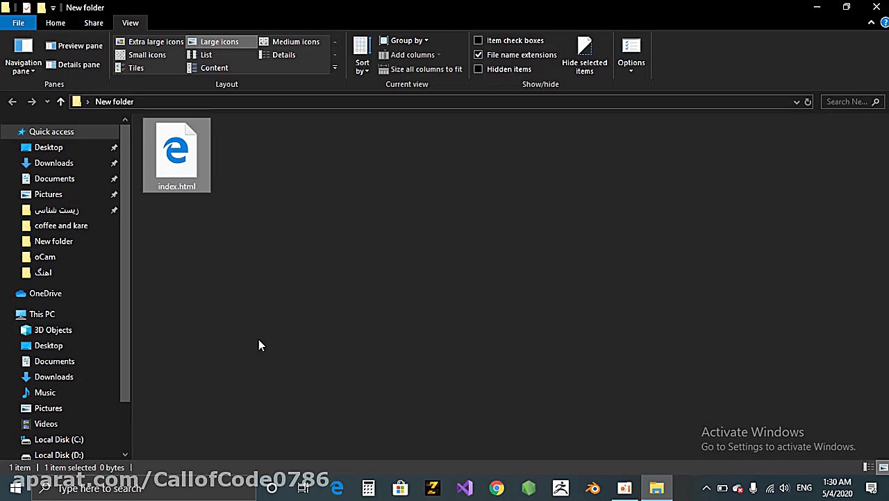 آموزش زبان HTML قسمت اول