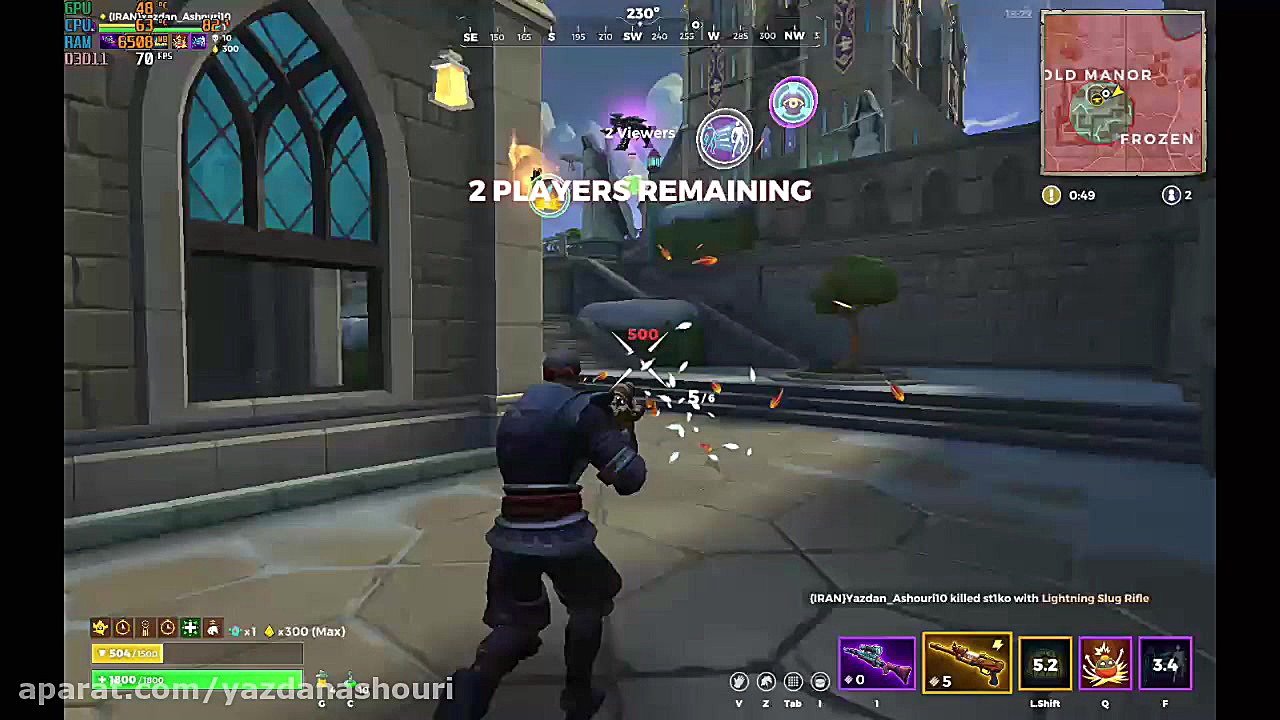 گیم پلی از realm royale