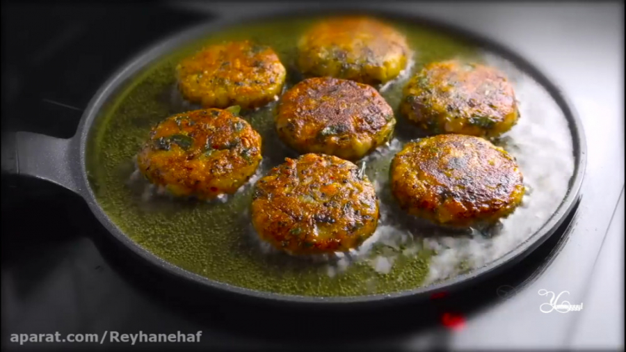 کتلت سبزیجات با آرد برنج