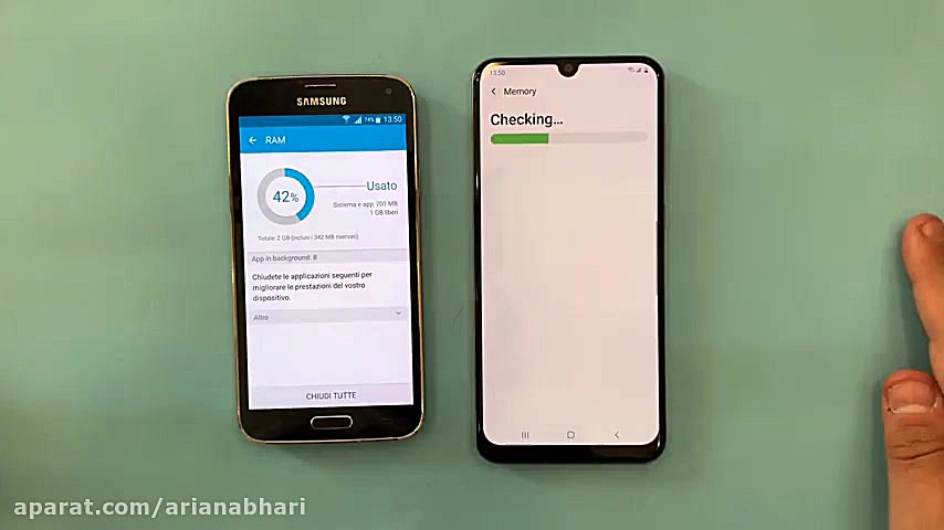 مقایسه گلکسی A50 با گلکسی S5