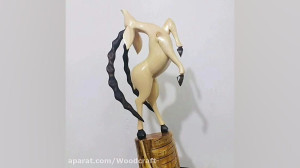 آموزش ساخت مجسمه با چوب