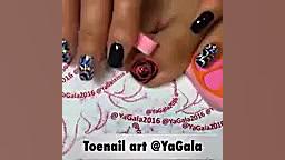 طراحی ناخن پا