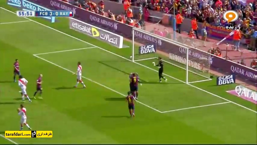 گل های بازی بارسلونا 6 1 رایو...
