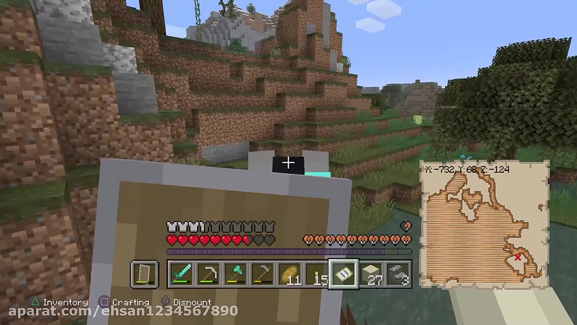 گیم پلی از بازی ماین کرافت سرو...