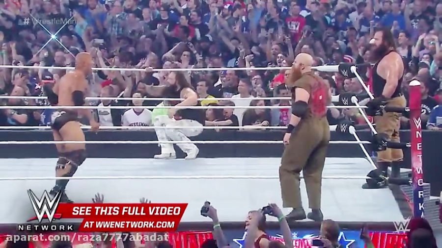 وقتی که جان سینا به داد راک می...