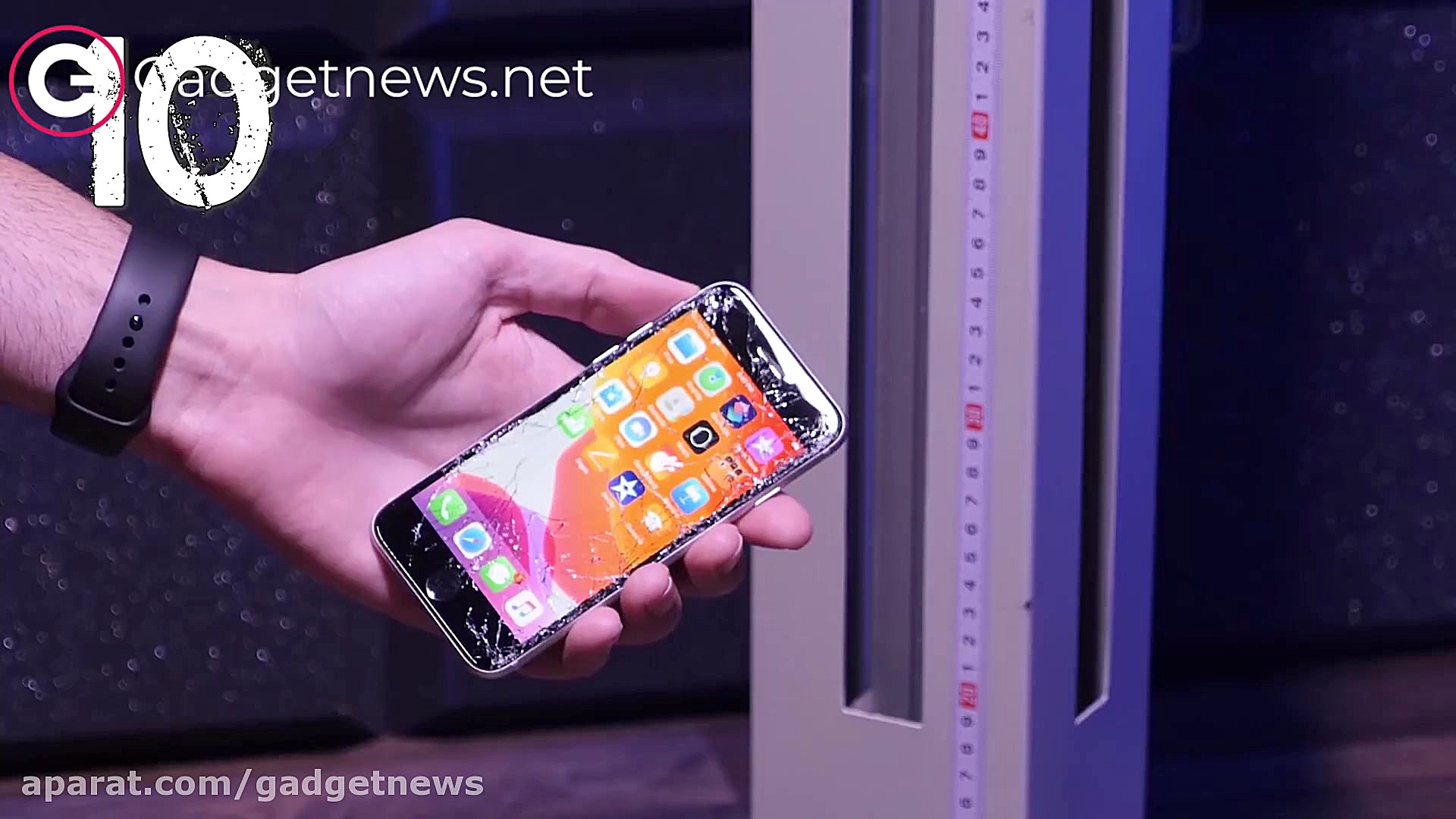 تست سقوط آیفون اس ایی و آیفون...