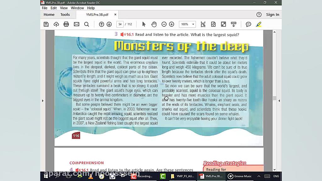 زبان ترمیک آقای راد پایه هفتم...