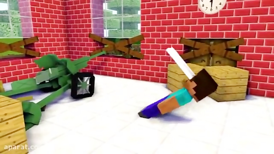 انیمیشن ماینکرافت مدرسه هیولا...