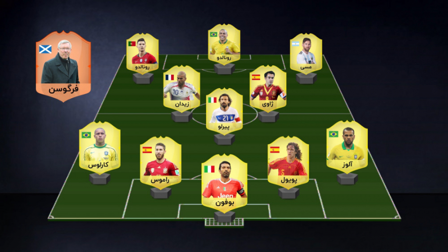 فوتبال ۱۲۰ | تیم برتر سه دهه&z...