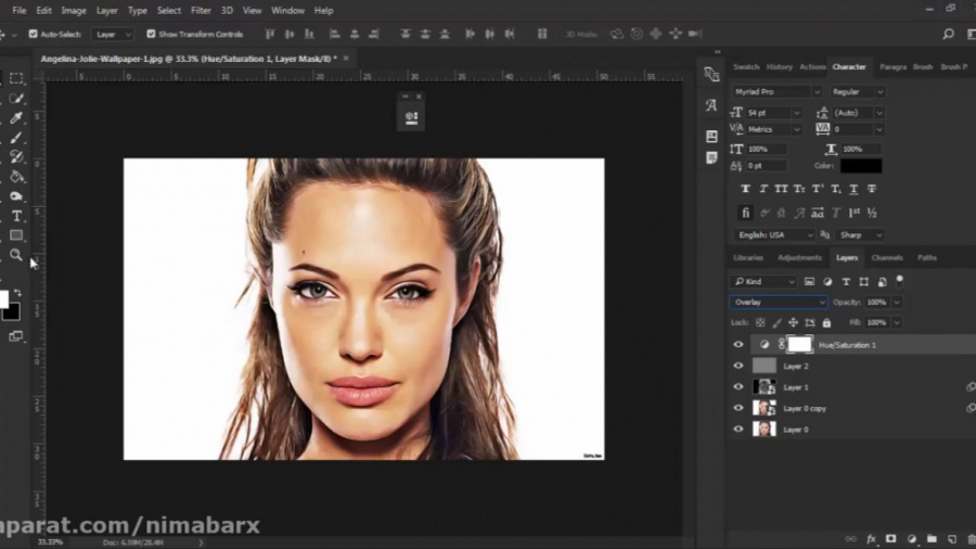کارتونی کردن عکس با فتوشاپ