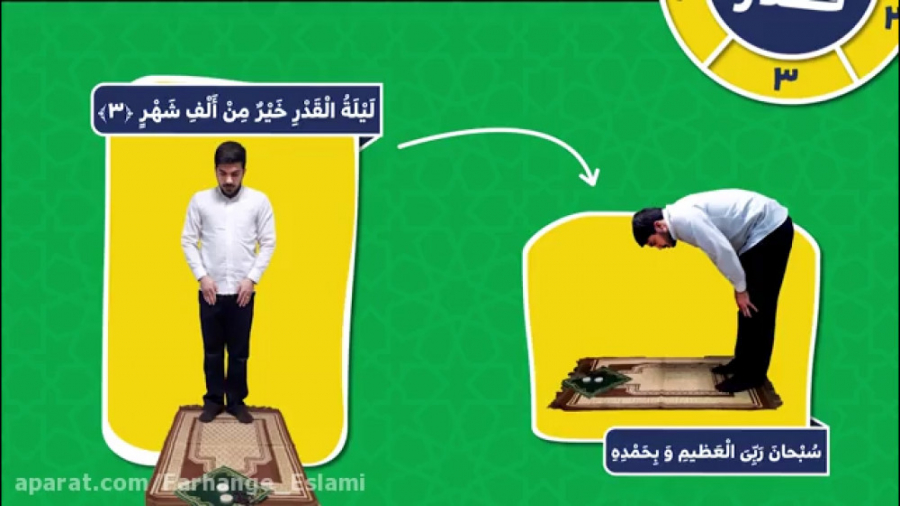 آموزش خواندن نماز آیات