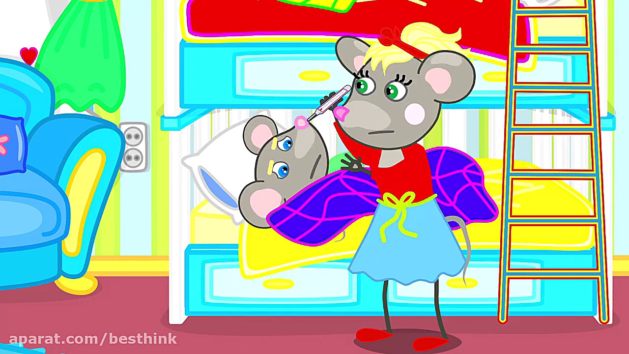 کارتون خانواده موش ، کمپینگ و...