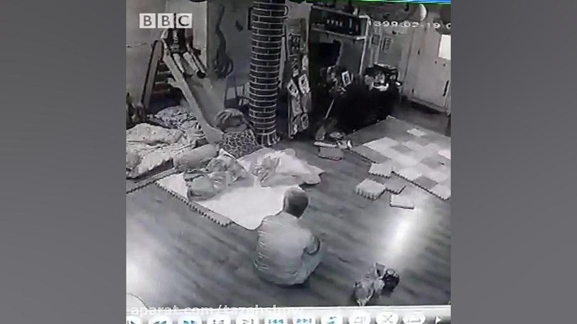 لحظه وقوع بزرگترین پس لرزه‌ در...