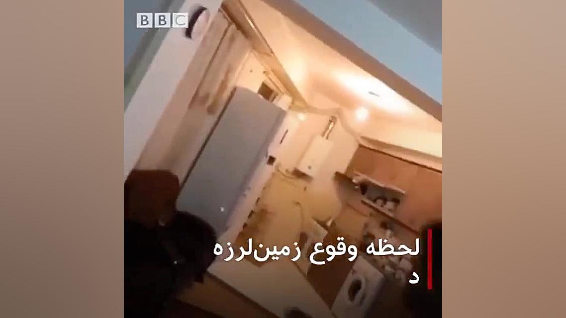 لحظه وقوع زلزله در دماوند