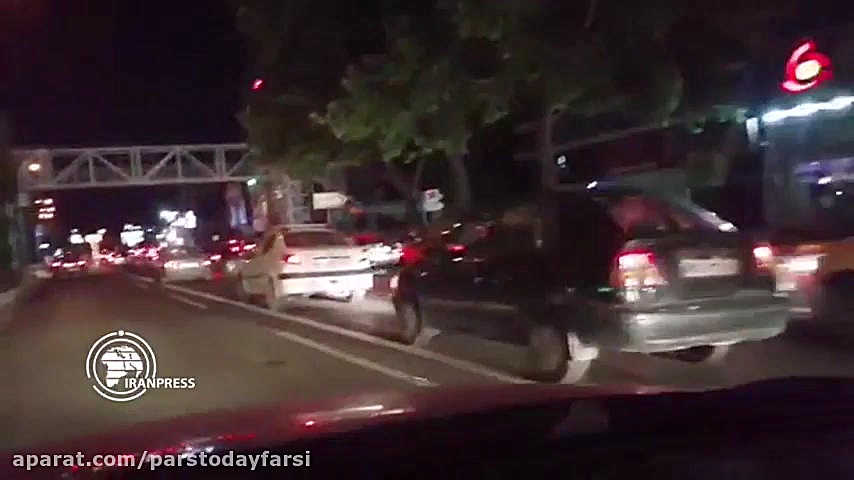 مردم تهران پس از وقوع زلزله، ش...