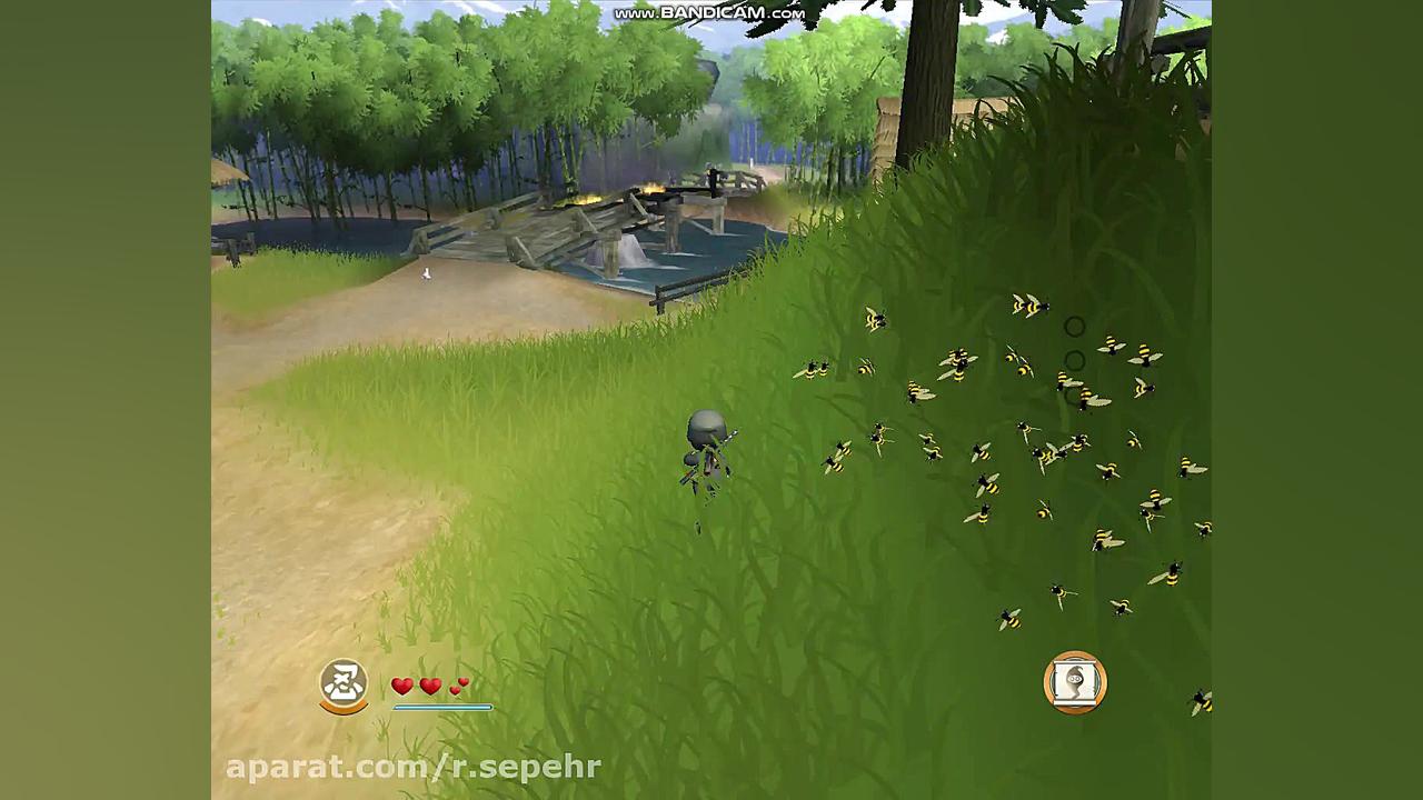 گبم پلی بازی مینی نینجا مرحله...