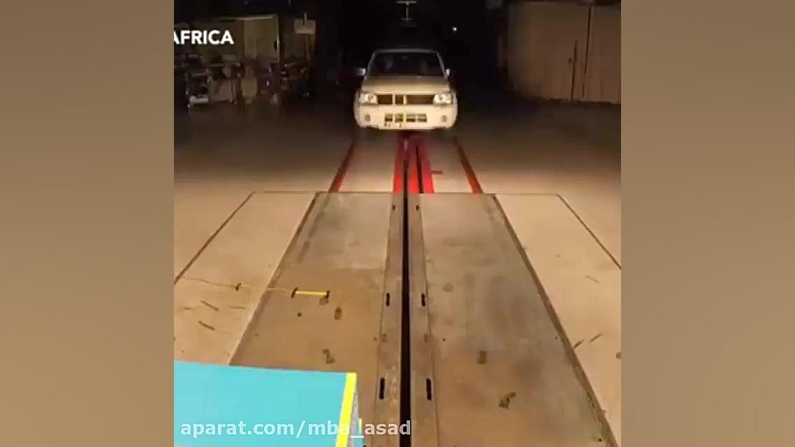 تست تصادف نیسان پیکاپ