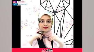 بستن دخترانه و شیک روسری