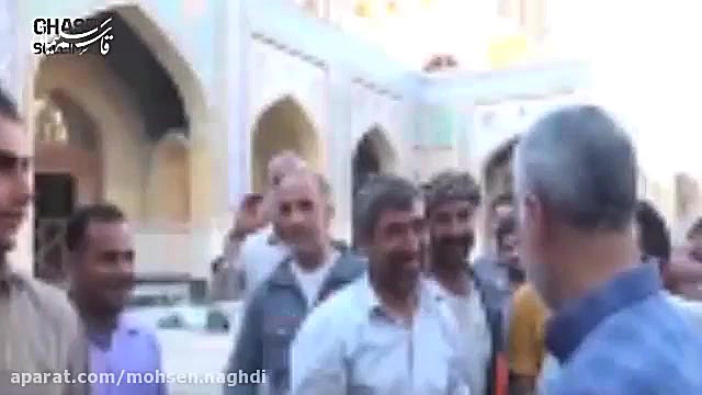 بازدید سردار شهید سلیمانی و اب...