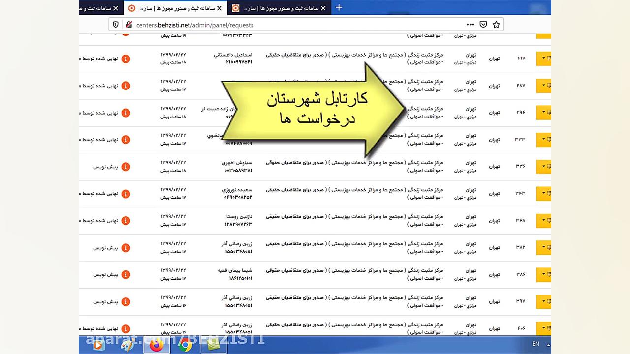 فیلم آموزشی ورود به پنل کاربری...