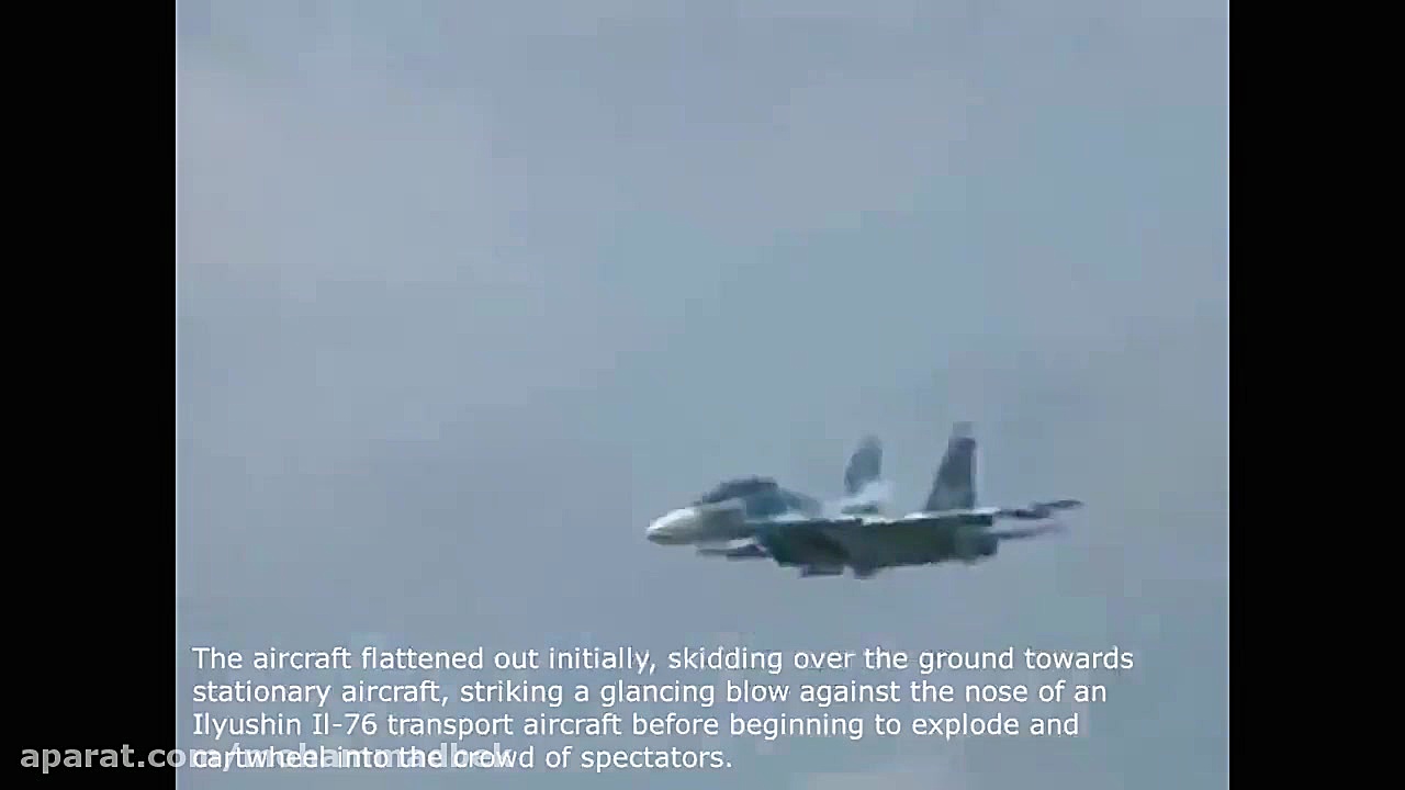 سقوط وحشتناک جنگنده سوخو 27 اک...
