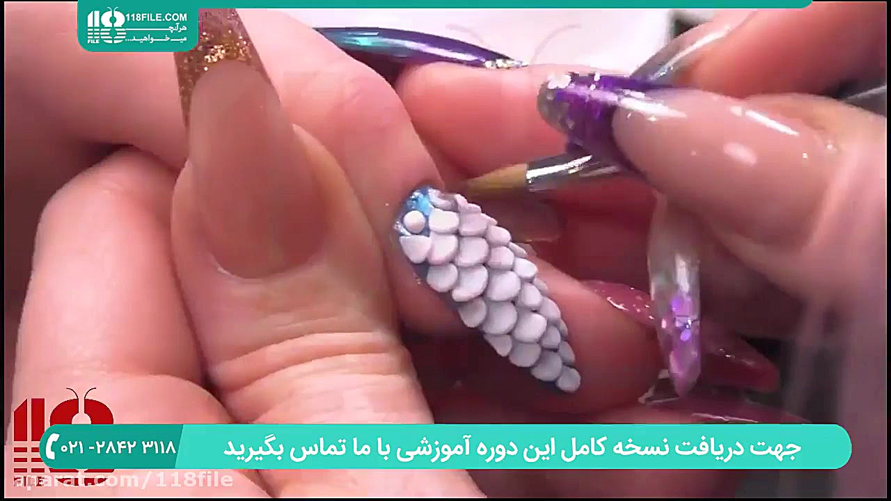 آموزش طراحی ناخن | کاشت ناخن |...