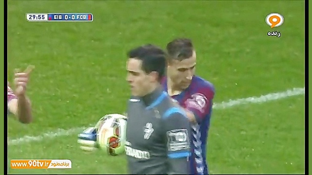 خلاصه بازی: ایبار ۰ ۲ بارسلونا