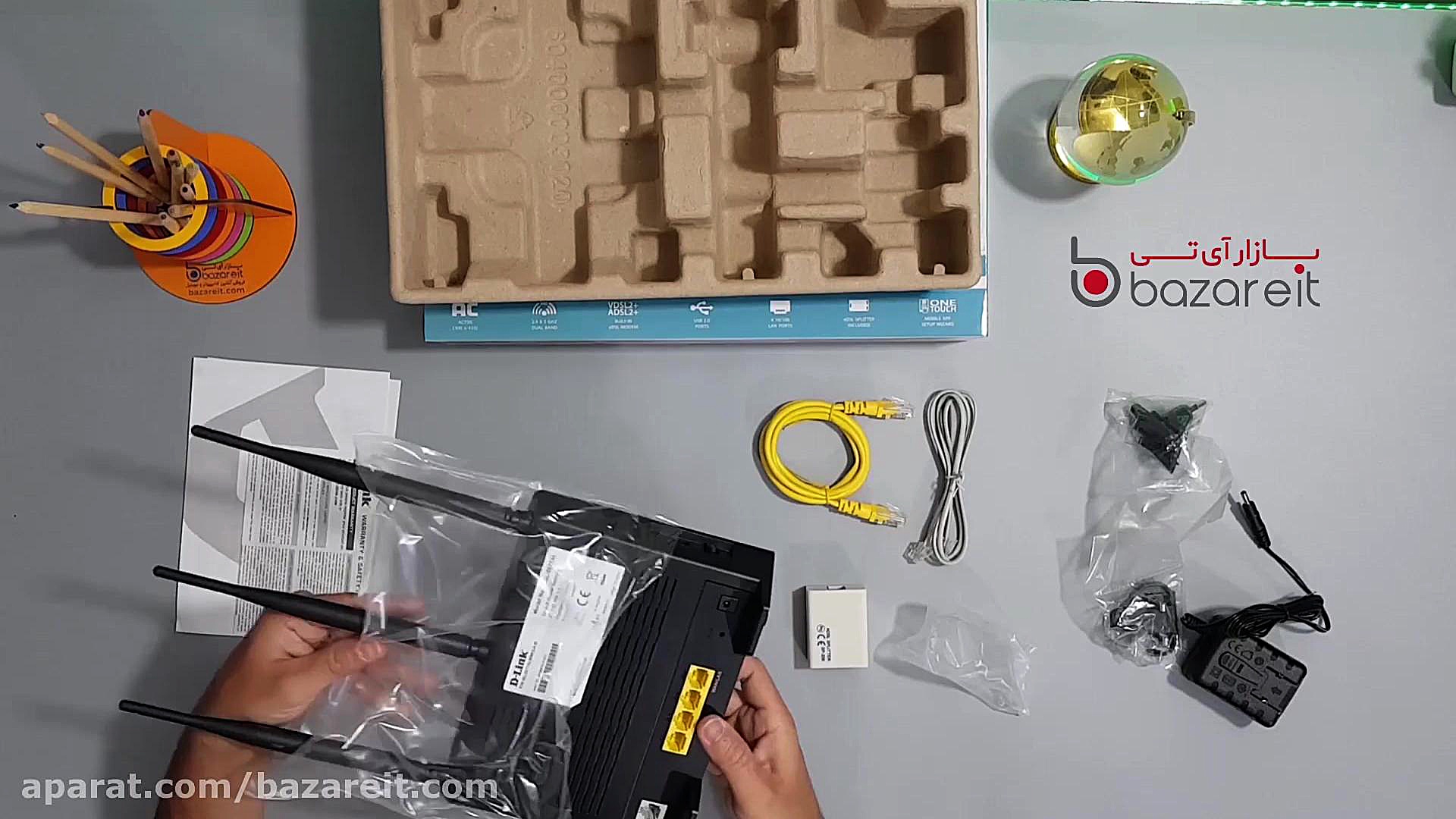 آنباکس مودم ADSL VDSL دی لینک...