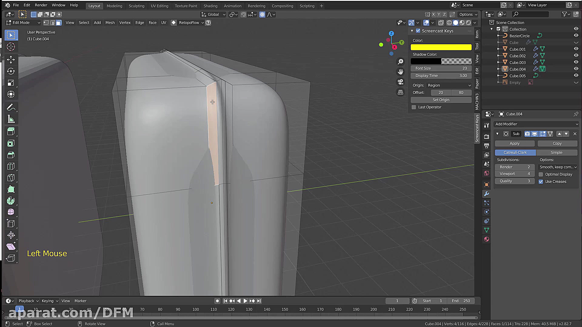 آموزش بلندر 2.8 قسمت چهارم  آم...