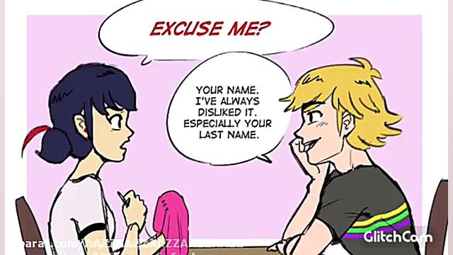 کمیک میرآکلس:)وقتی آدرین به مر...