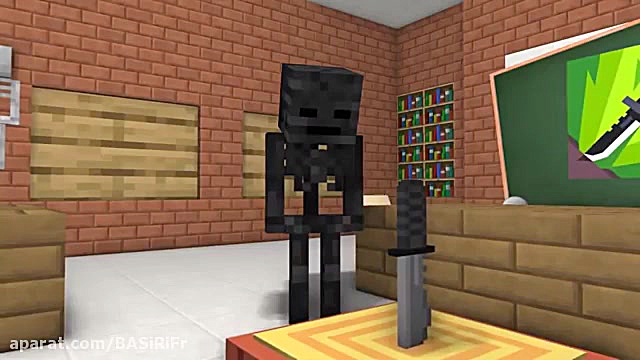 مدرسه هیولاهای ماینکرافت.مسابق...