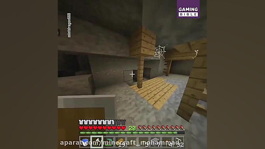 وقتی داخل بازی ماین کرافت یک ف...