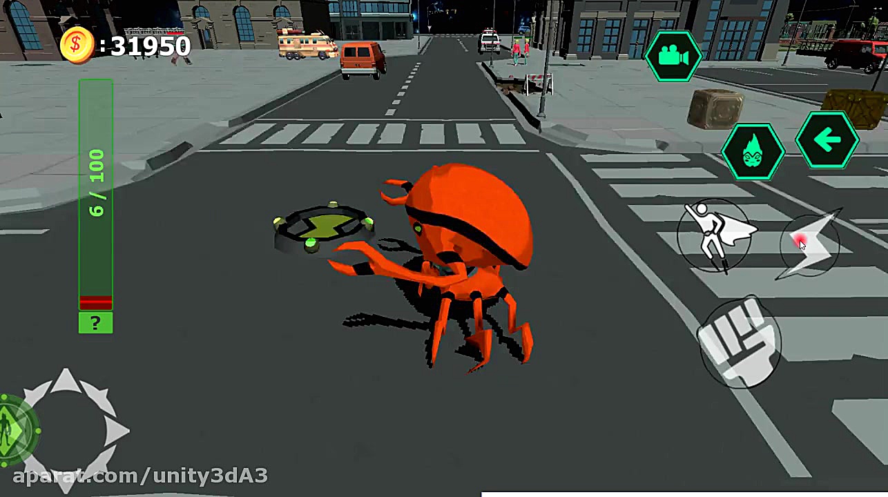 بازی بن تن مبارز با موجودات جد...