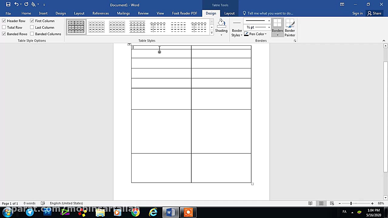 آموزش جدول کشی و مرتب کردن جدو...