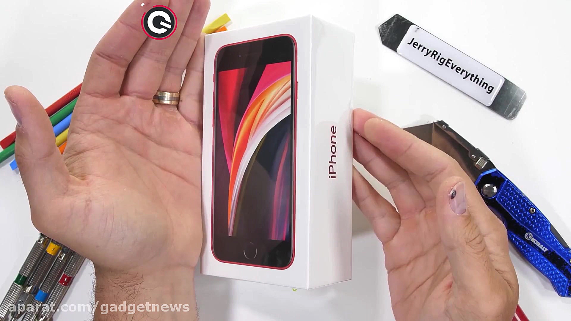 تست مقاومت آیفون اس ایی  گجت ن...