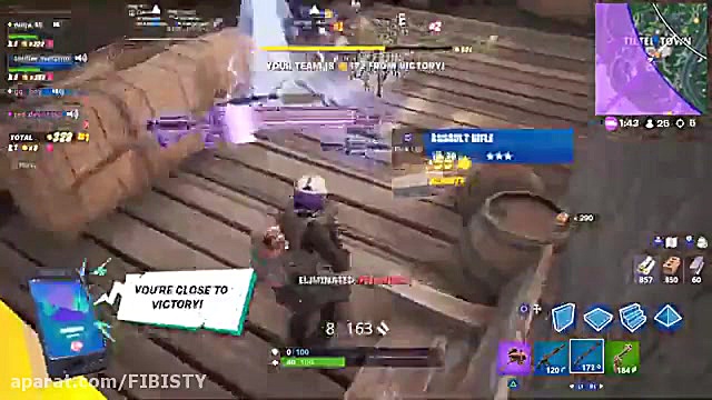 ویکتوری باحال در بازی فورتنایت