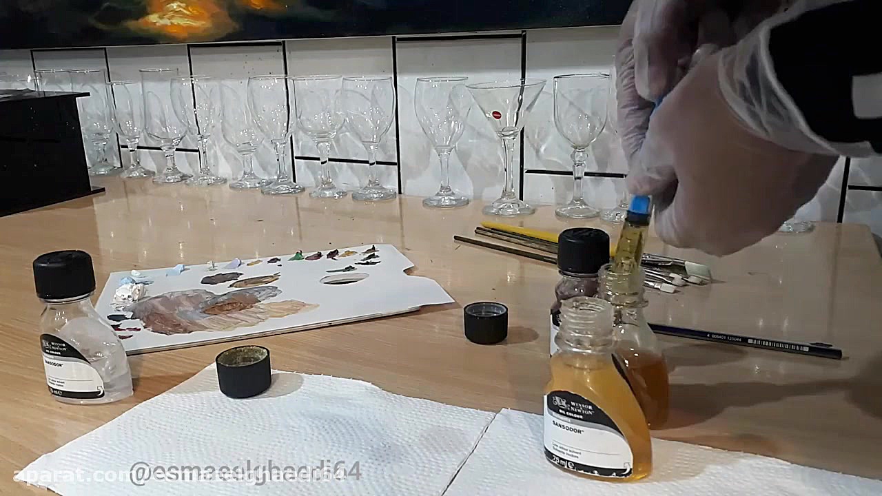 آموزش رنگ و روغن (نوعی از روغن...