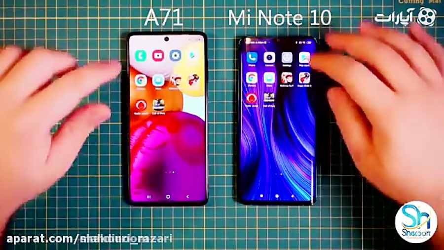 مقایسه گلکسی a71 با شیائومی نو...